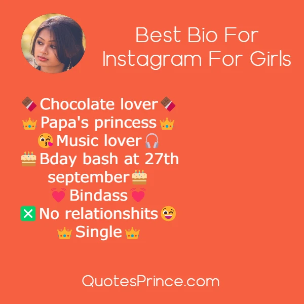 Best Bio For Instagram For Girls