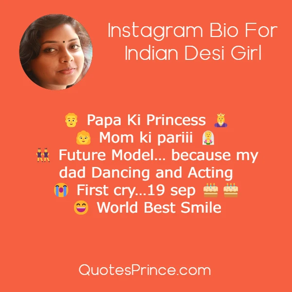 Instagram Bio For Indian Desi Girl