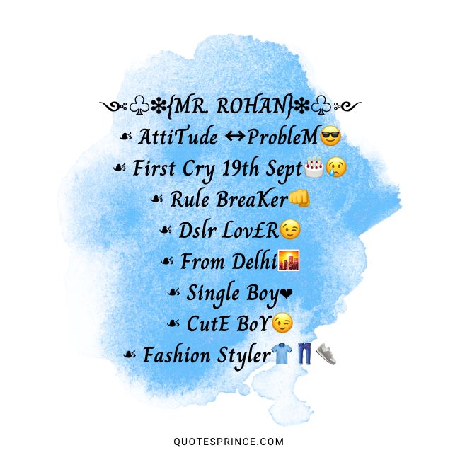 Instagram Bio For Boys Stylish