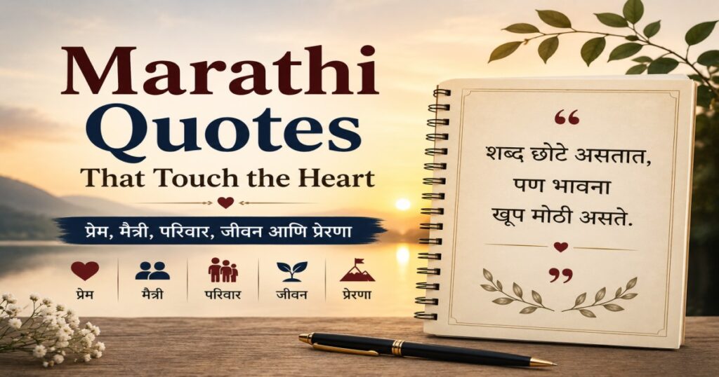 Heart Touching Marathi Quotes