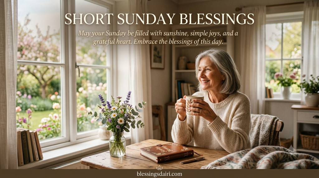 Short Sunday Blessings Short Sunday Blessings